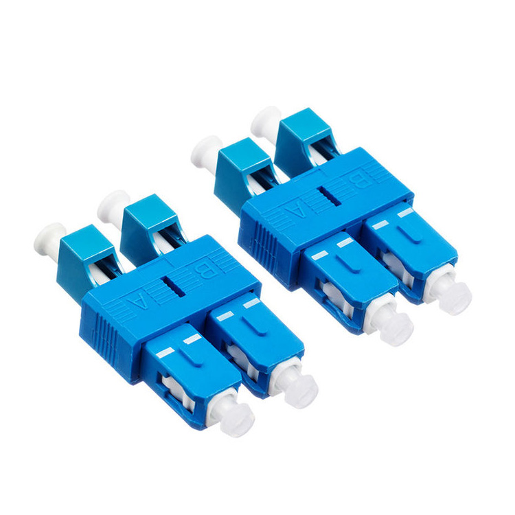 SC to LC Fiber Optic Adapter, Duplex/Simplex, Single mode/Multimode, PC/APC type